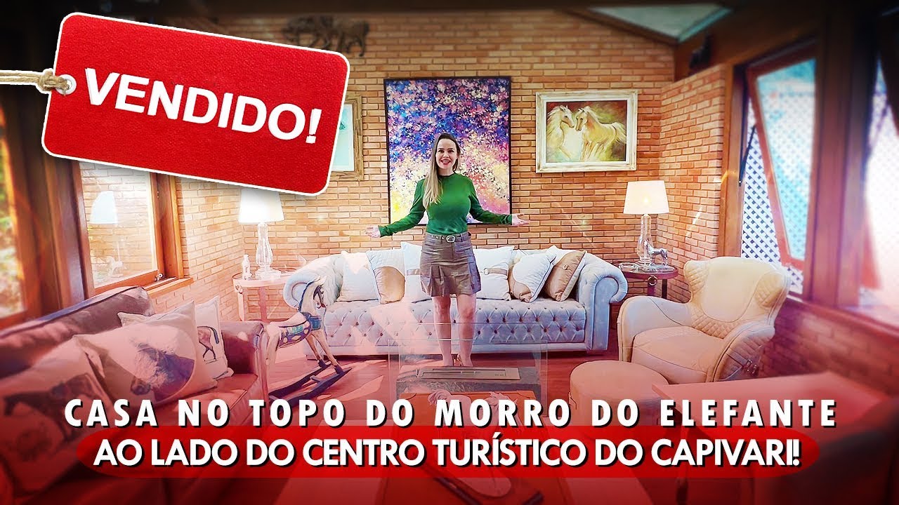 ✅ Vendida🍁 Casa no Morro do Elefante em Campos do Jordão! Toda mobiliada.