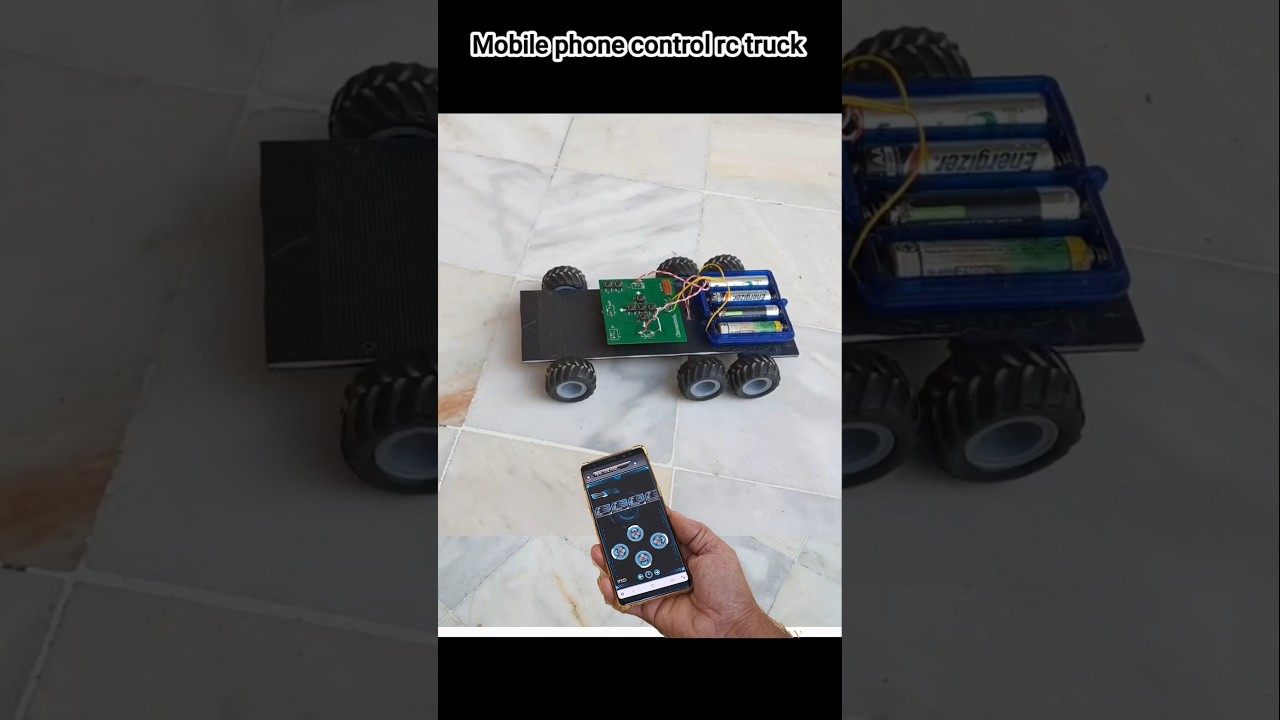 How to make mobile control car 🚗 at home #easyexperimentus #fpv #drone #howtomakemobilecontrolcar