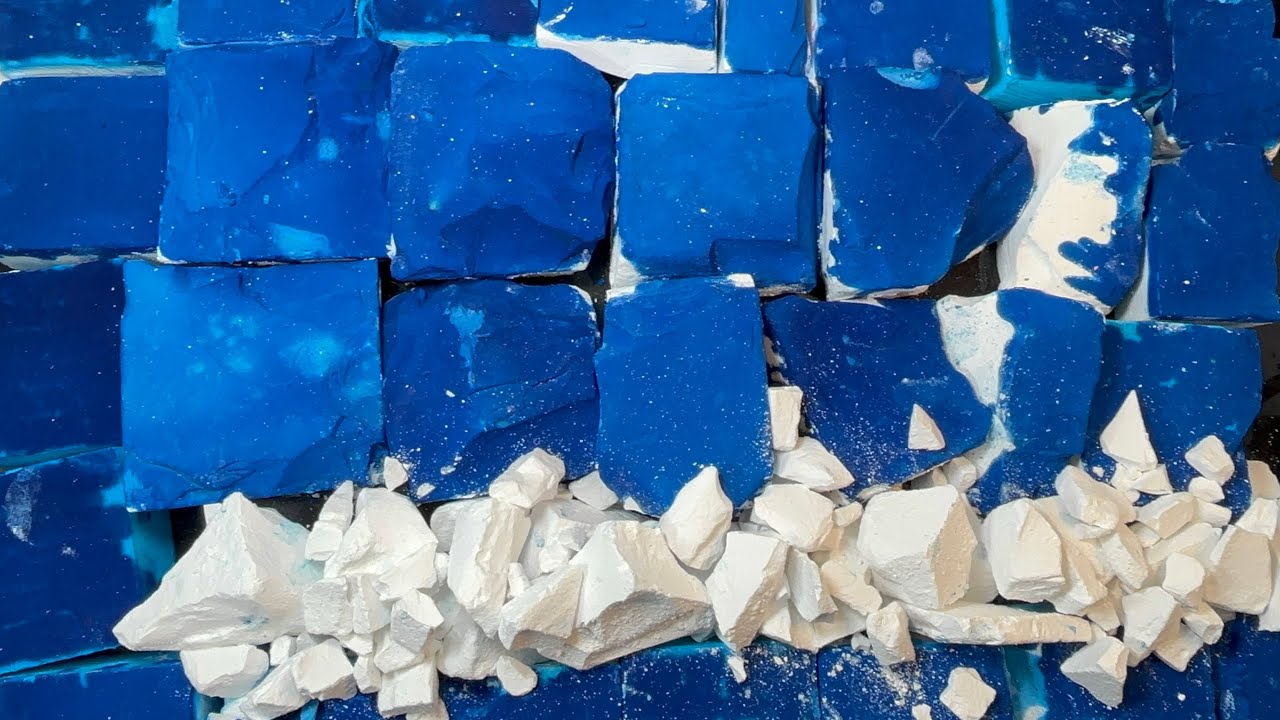 Effortless 💙💙💙 ! Jumbo Chalk And Soft F1 Chalk ! Oddly Satisfyng