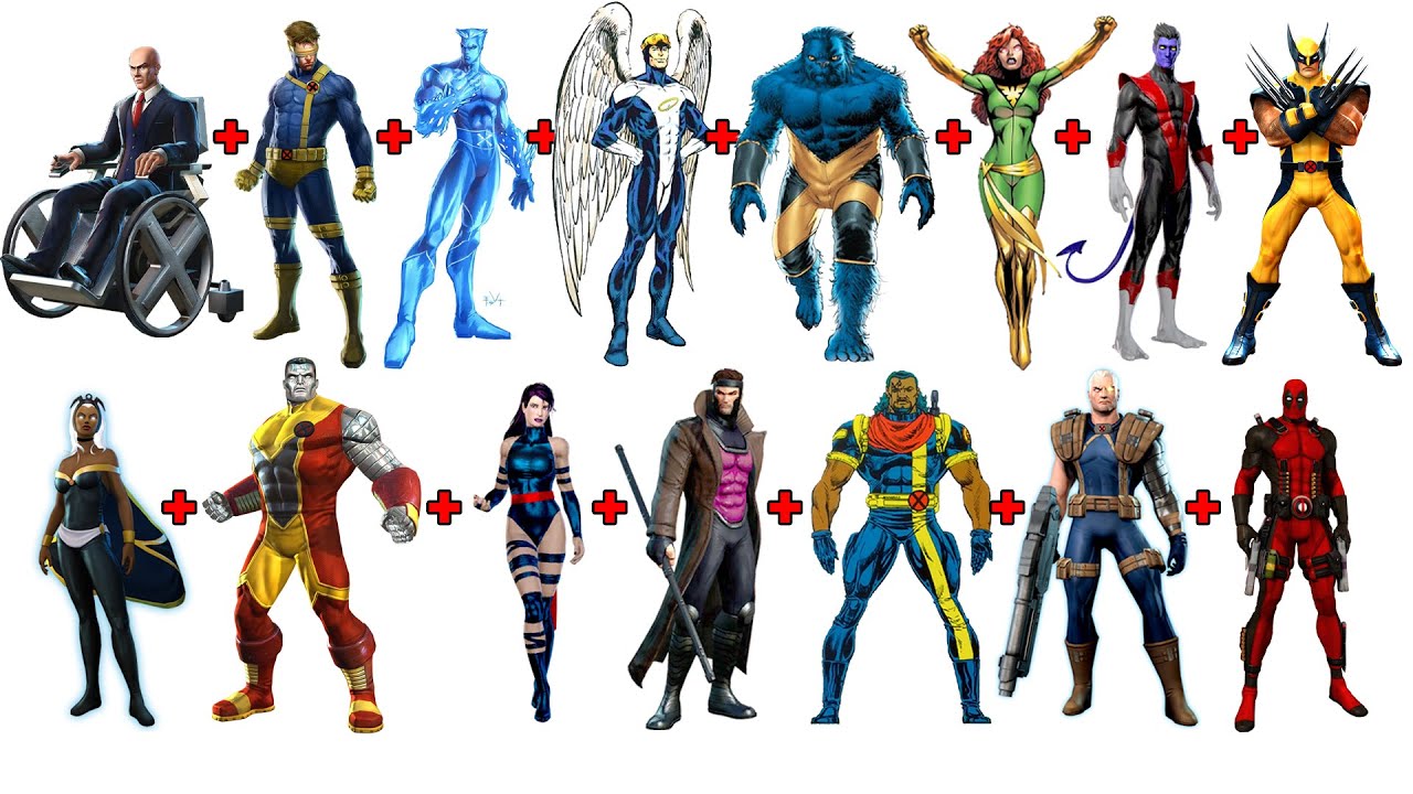 Combining 15 X-MEN into 1 CHARACTER | CRAZY CHARACTER FUSION!