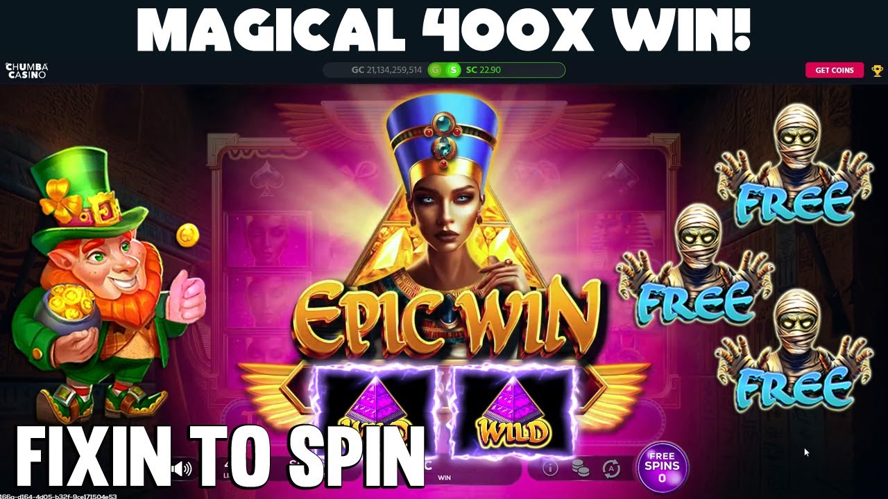 MAGICAL 400X WIN!! **NEW** Mummy Mayhem II: Wild Nefertiti on Chumba Casino