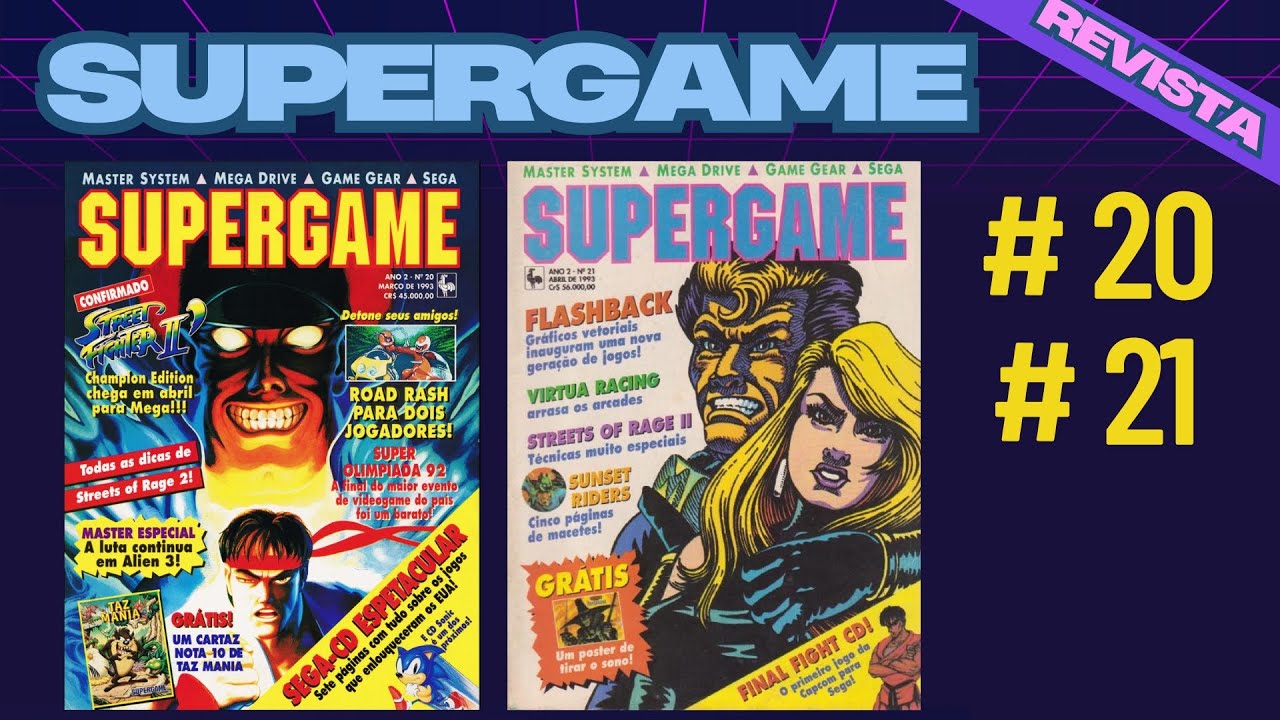 Revista SUPERGAME (Edi&ccedil;&otilde;es #20 e #21): Nostalgia e Curiosidades do mundo SEGA