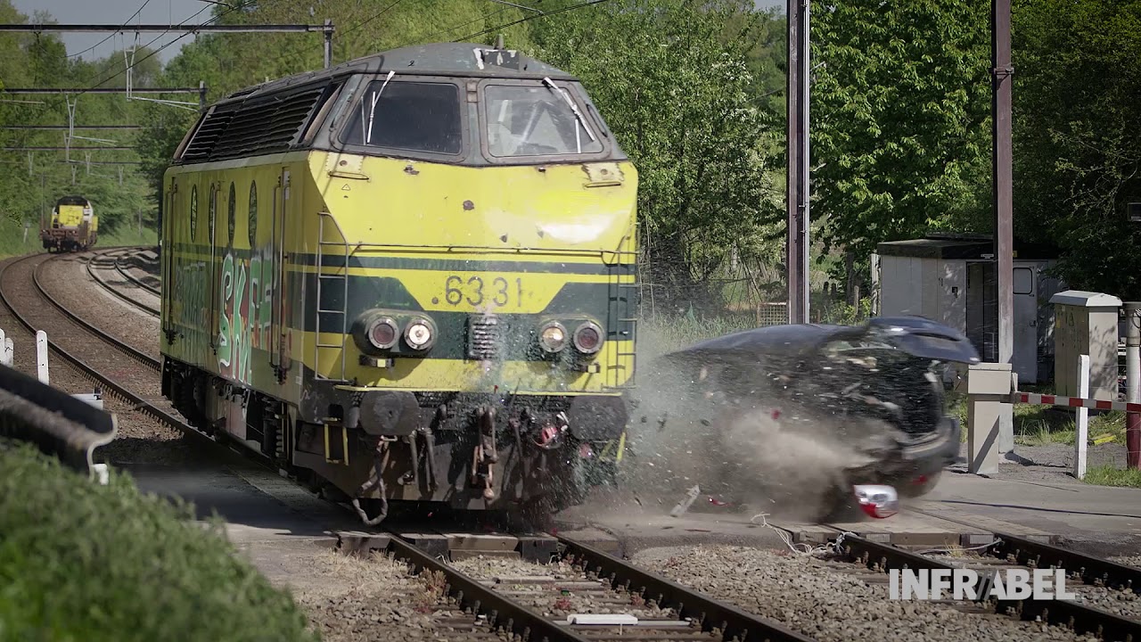 Train crash test Infrabel - short version