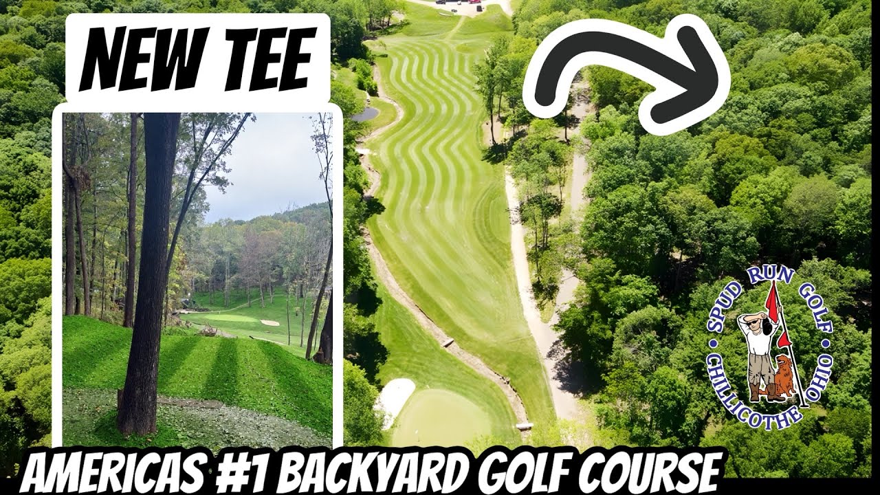 New Tee Box sculpted in the middle of the woods just in time for the Ryder Cup!