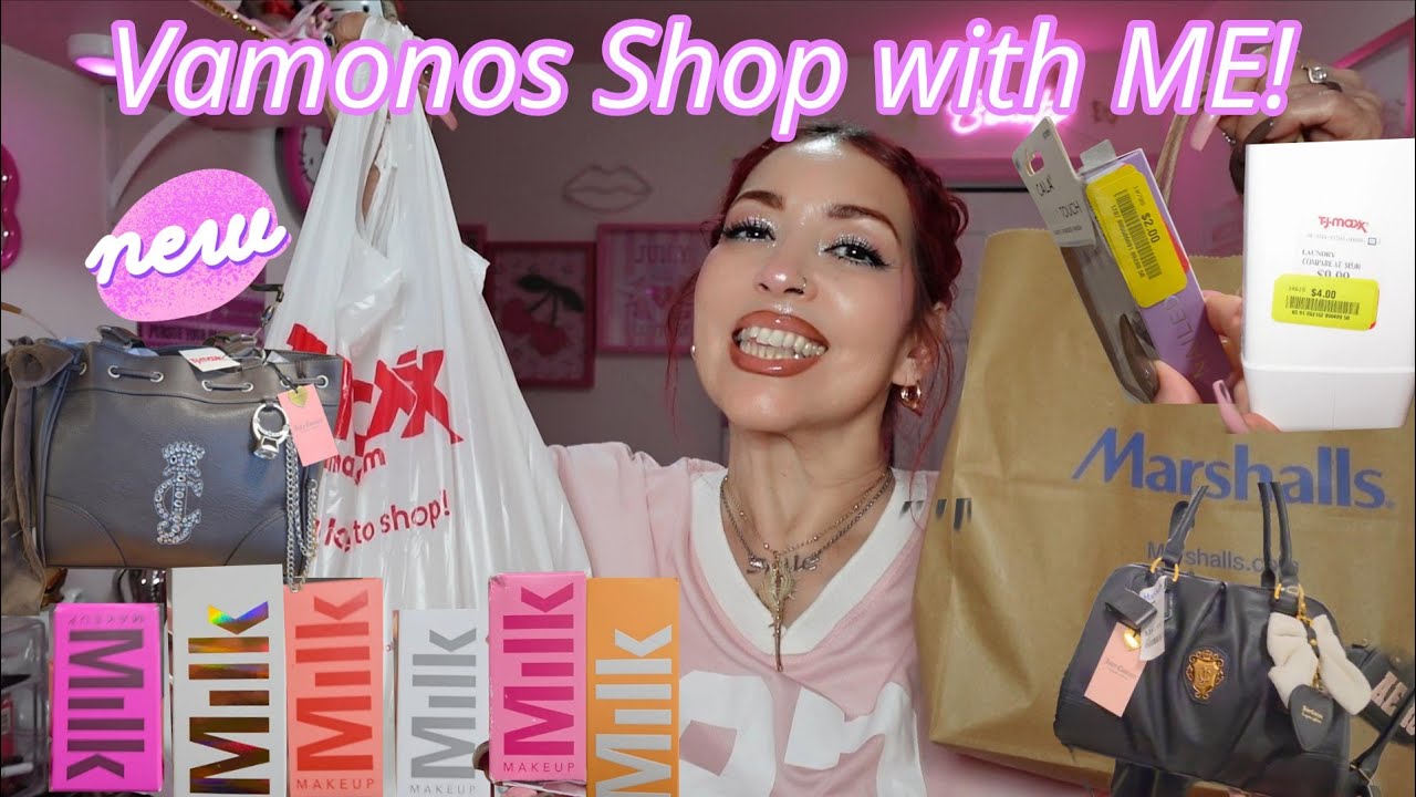 VAMONOS SHOP WITH ME @ TJMAXX & MARSHALL'S YELLOW TAG STEALS🏷️, NEW MAKEUP, EASTER & ST PATTY'S FIND