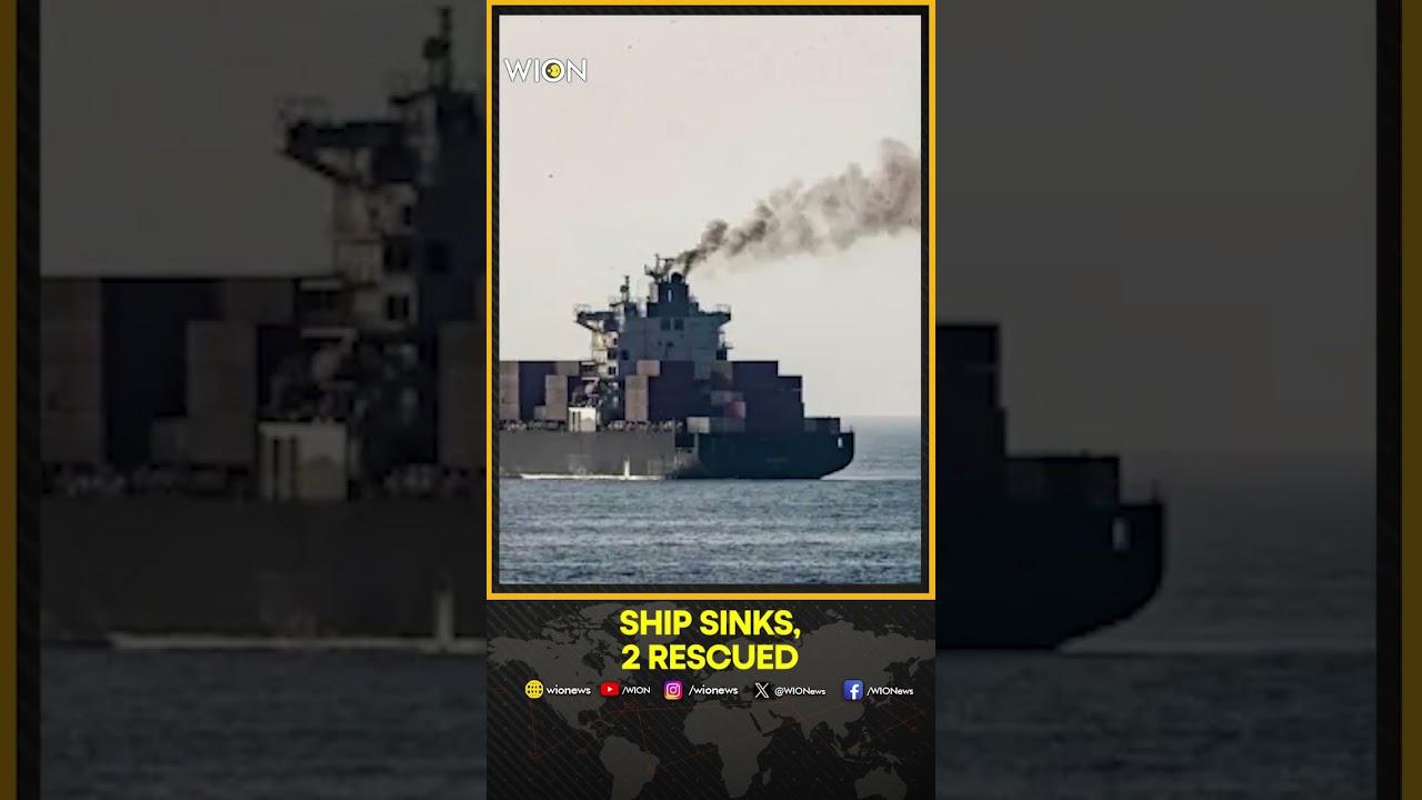 Panama Ship Sinks In Bay Of Bengal, 2 Crew Rescued | WION Shorts