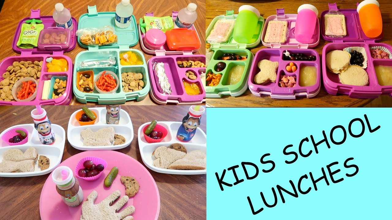 KIDS SCHOOL LUNCHES! K-7 *what I packed*