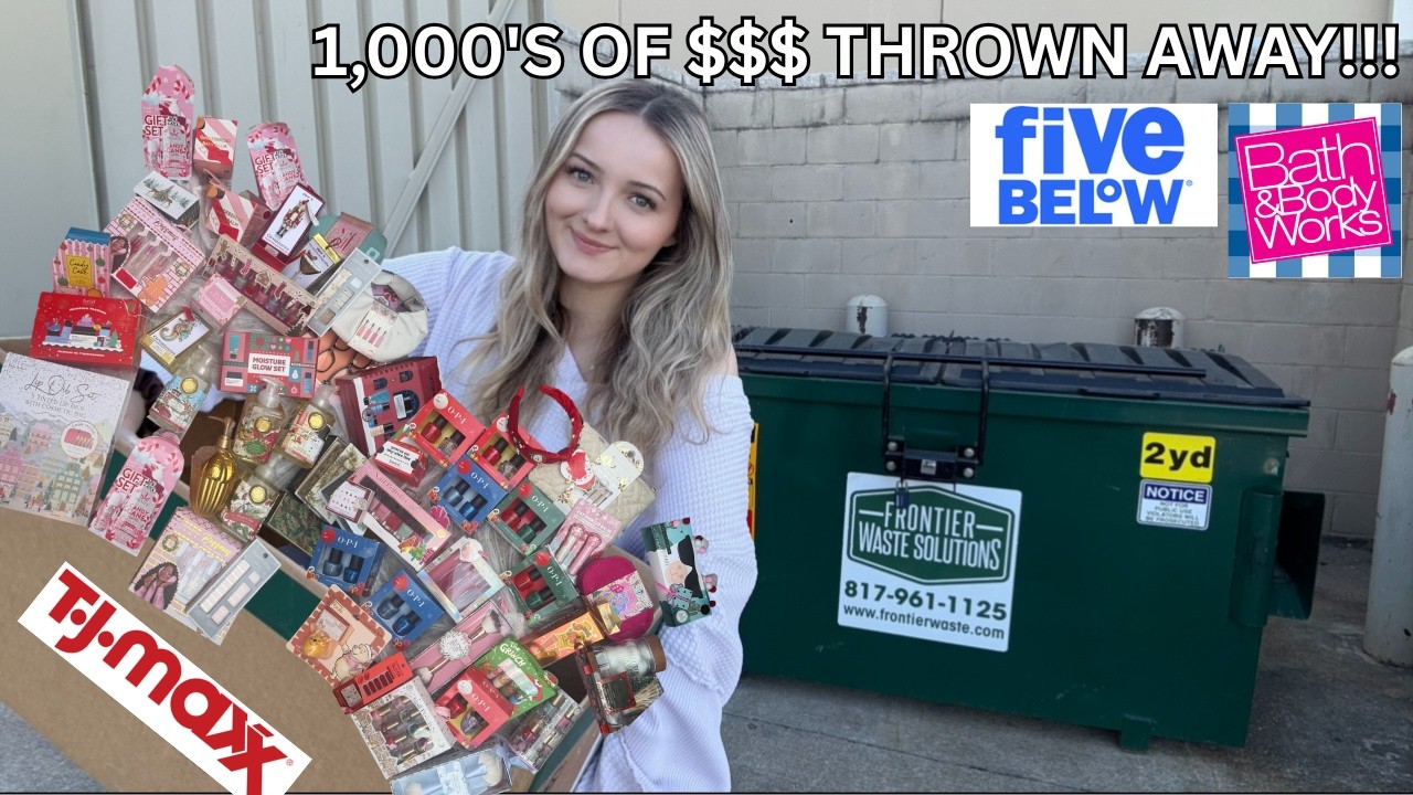 Dumpster Diving- I Found An INSANE Jackpot Hiding In THIS Dumpster!!!
