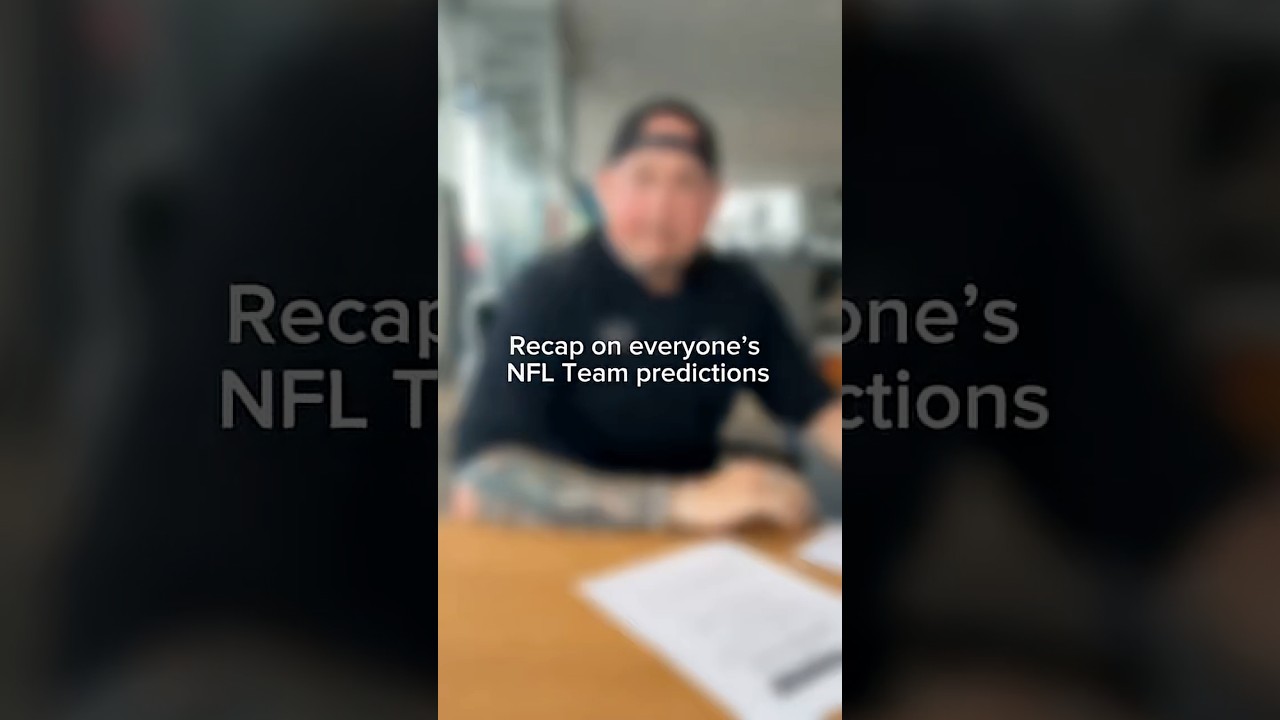 NFL Team record recap 