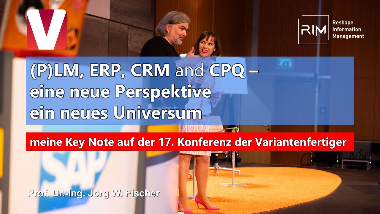 PLM, ERP, CRM and CPQ   eine neue Perspektive ein neues Universum