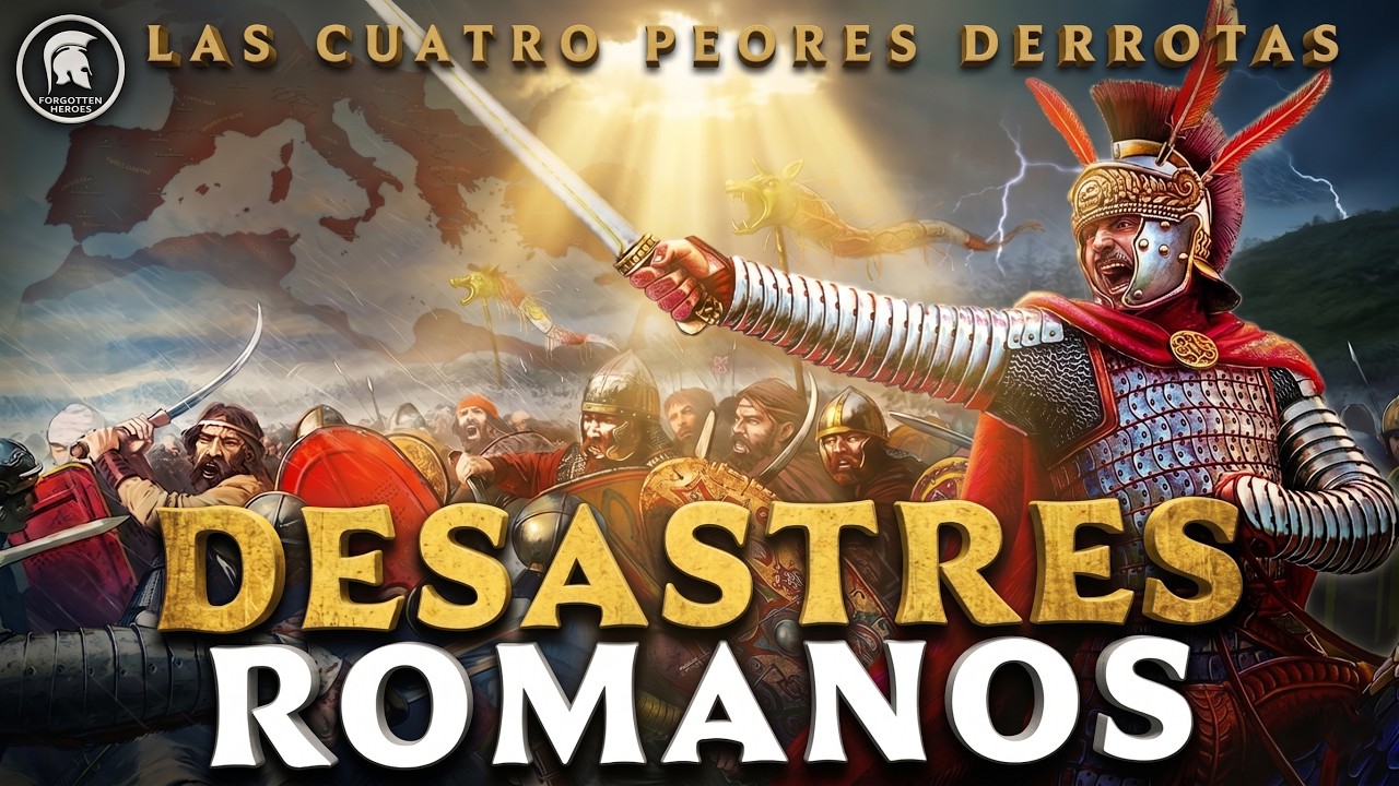 Las PEORES DERROTAS de ROMA: Teutoburgo, Carras y otros desastres - SERIE COMPLETA