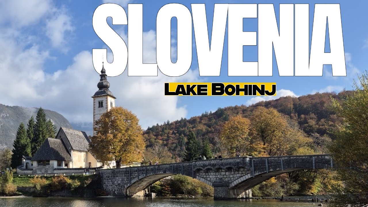 Stunning Autumn Walk: Blue River & Golden Trees Near Lake Bohinj - Slovenia