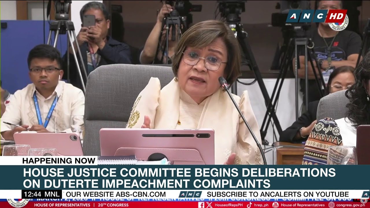 De Lima: Feb. 2 filing of VP Sara raps within consti deadlines, did not violate one-year bar |ANC