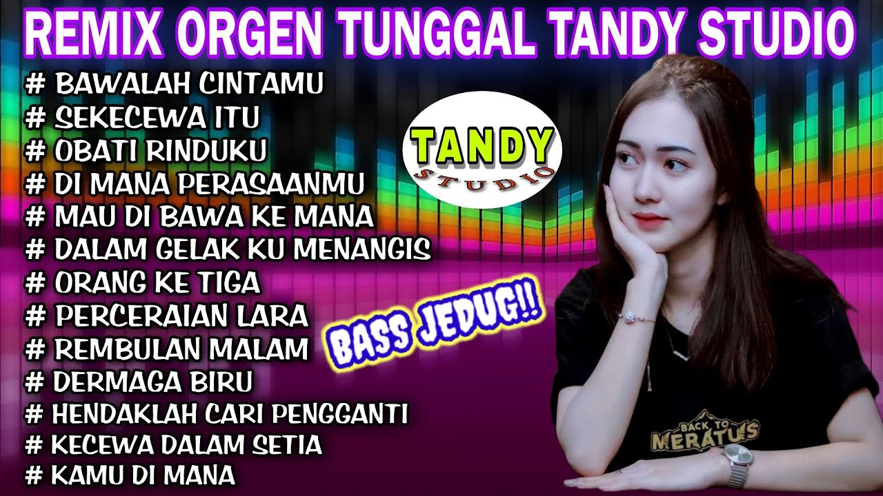 REMIX ORGEN TUNGGAL TANDY STUDIO❗Lagu masa kini viral❗Bawalah cintamu, Sekecewa itu, Perceraian lara