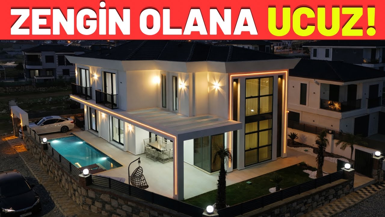 ZENGİNLER BURDA YAŞAR ! LÜKS EV TURU-A654 #didim #satılık #villa 