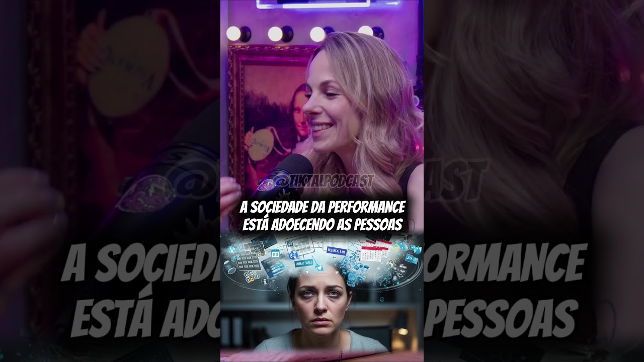 A sociedade da performance adoece as pessoas #cortes #podcast #tiktal #entrevista