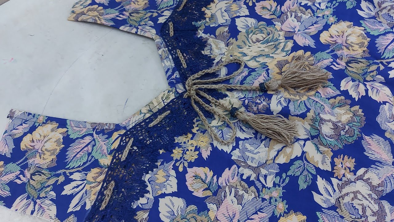 دشداشة حلوة وبسيطة | Very beautiful  blouse design cutting and stitching very easy method