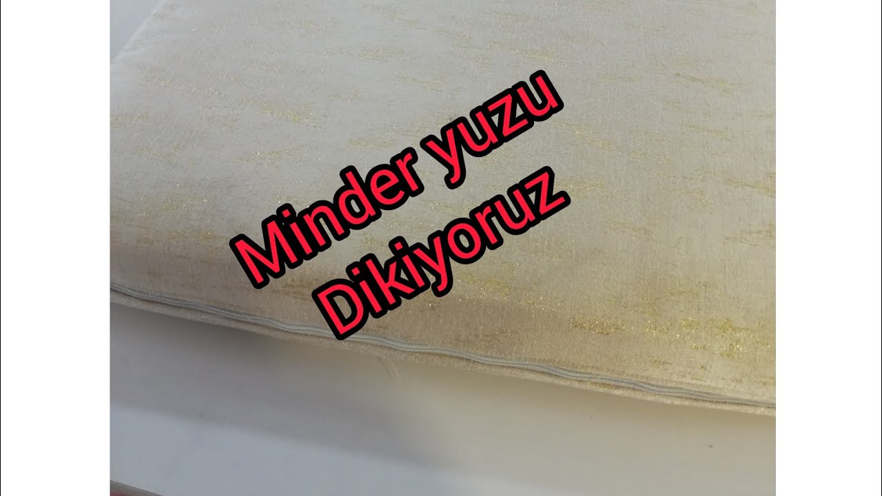 EVDE KOLAY FERMUARLI MİNDER YUZU NASIL DİKİLİR