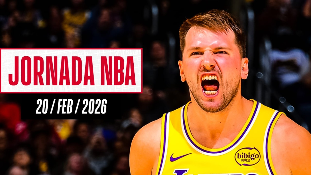 ¡LUKA DONČIC y ANTHONY EDWARDS lideran PARTIDAZOS! | Resultados Jornada NBA (20/feb/2026)
