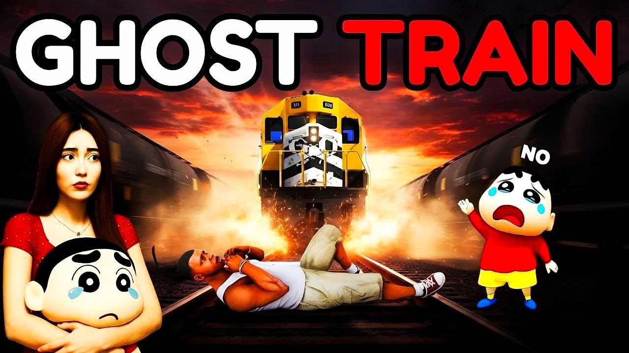 GTA 5: Ghost in Train | Franklin vs Shinchan Challenge | Anjala Shocking Tamil Mod Gameplay