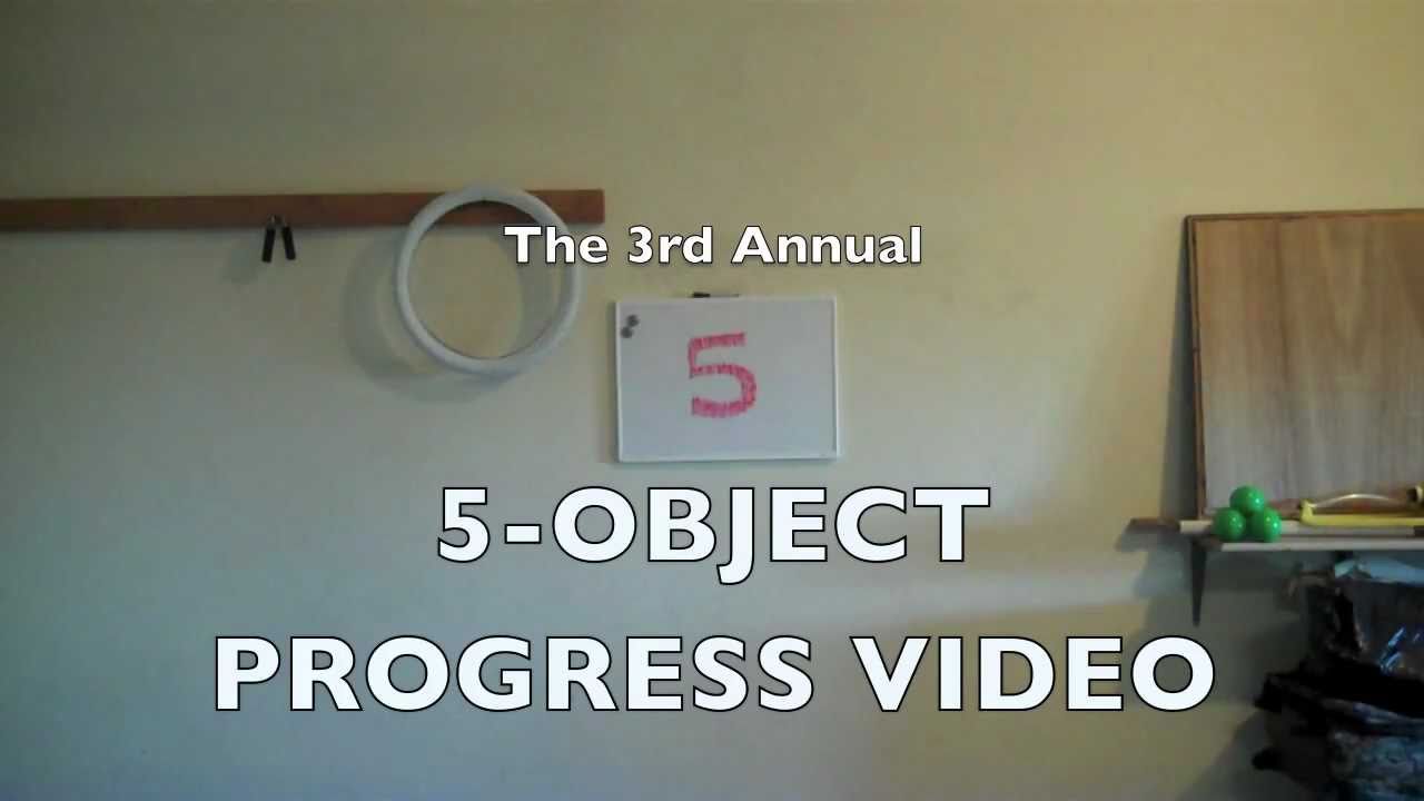 5-Object Juggling (3rd annual progress video)