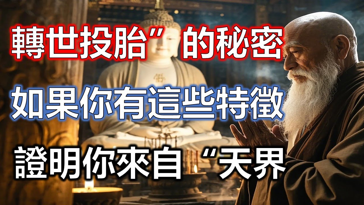 轉世投胎”的秘密！如果你有這些特徵，證明你來自“天界#佛學#智慧#因果