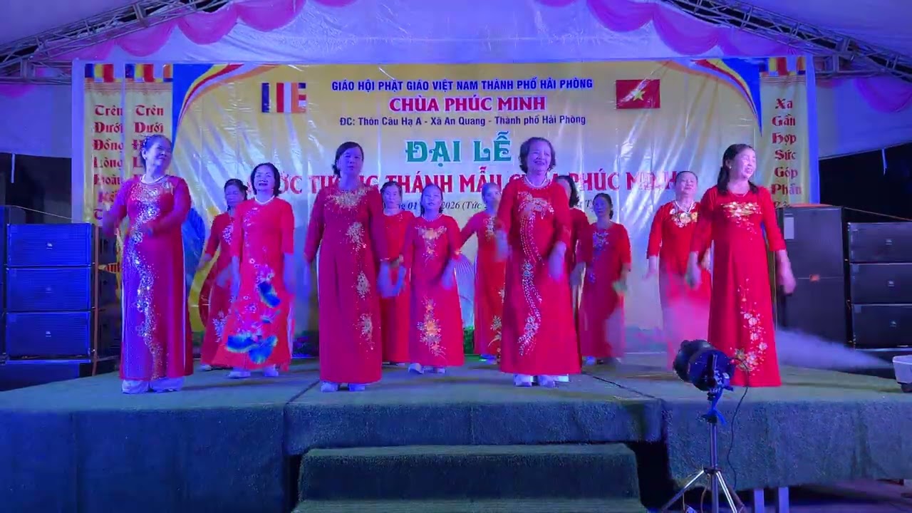 Múa Vào chùa - Đội dưỡng sinh thôn Câu hạ A - Chùa Phúc Minh