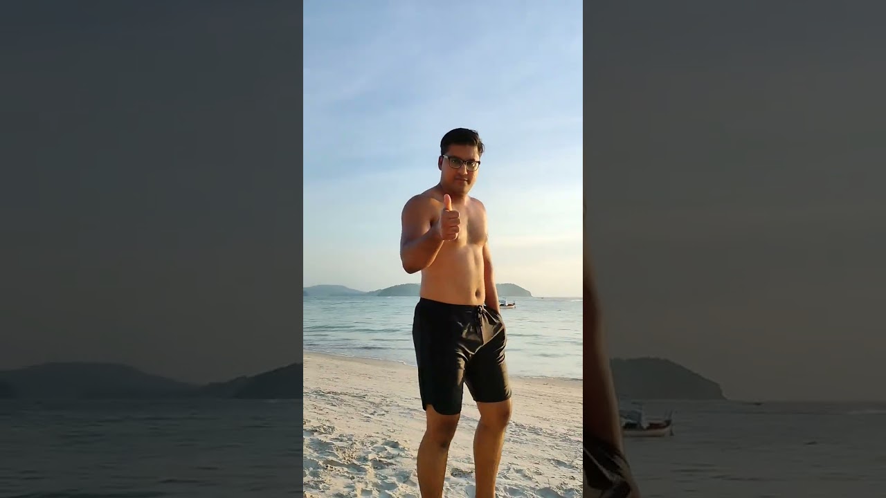 Don't Mess Up With Handsome Guy when you at the Beach.