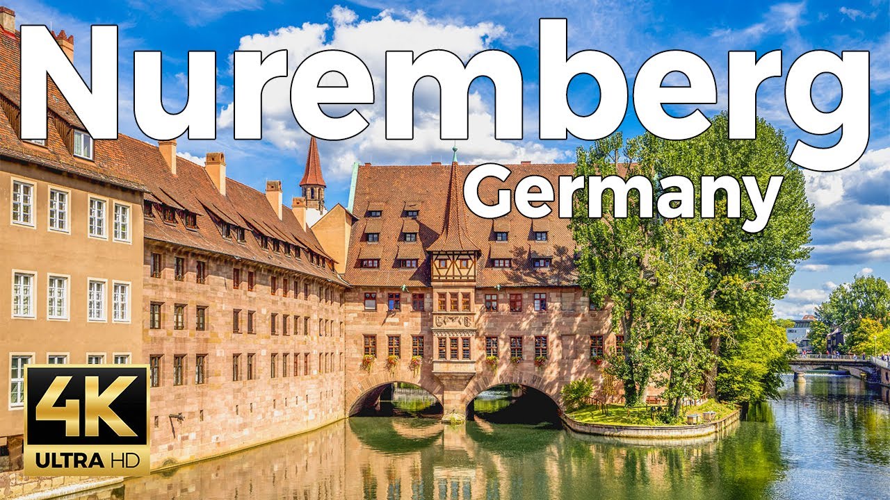 Nuremberg (Nürnberg), Germany Walking Tour (4k Ultra HD 60 fps) - With Captions