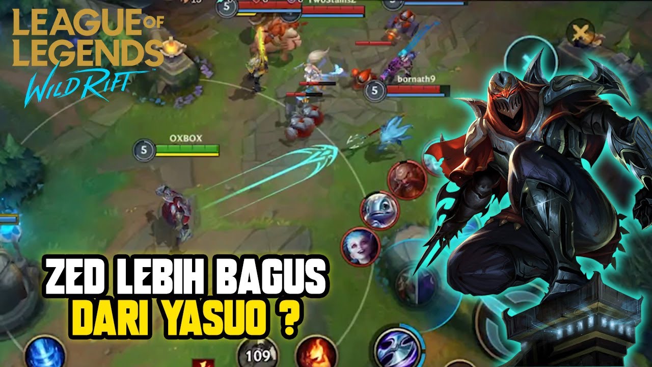 PERTAMA KALI PAKE ZED MUSUH AUTO SURRENDER ! - Wild Rift Indonesia