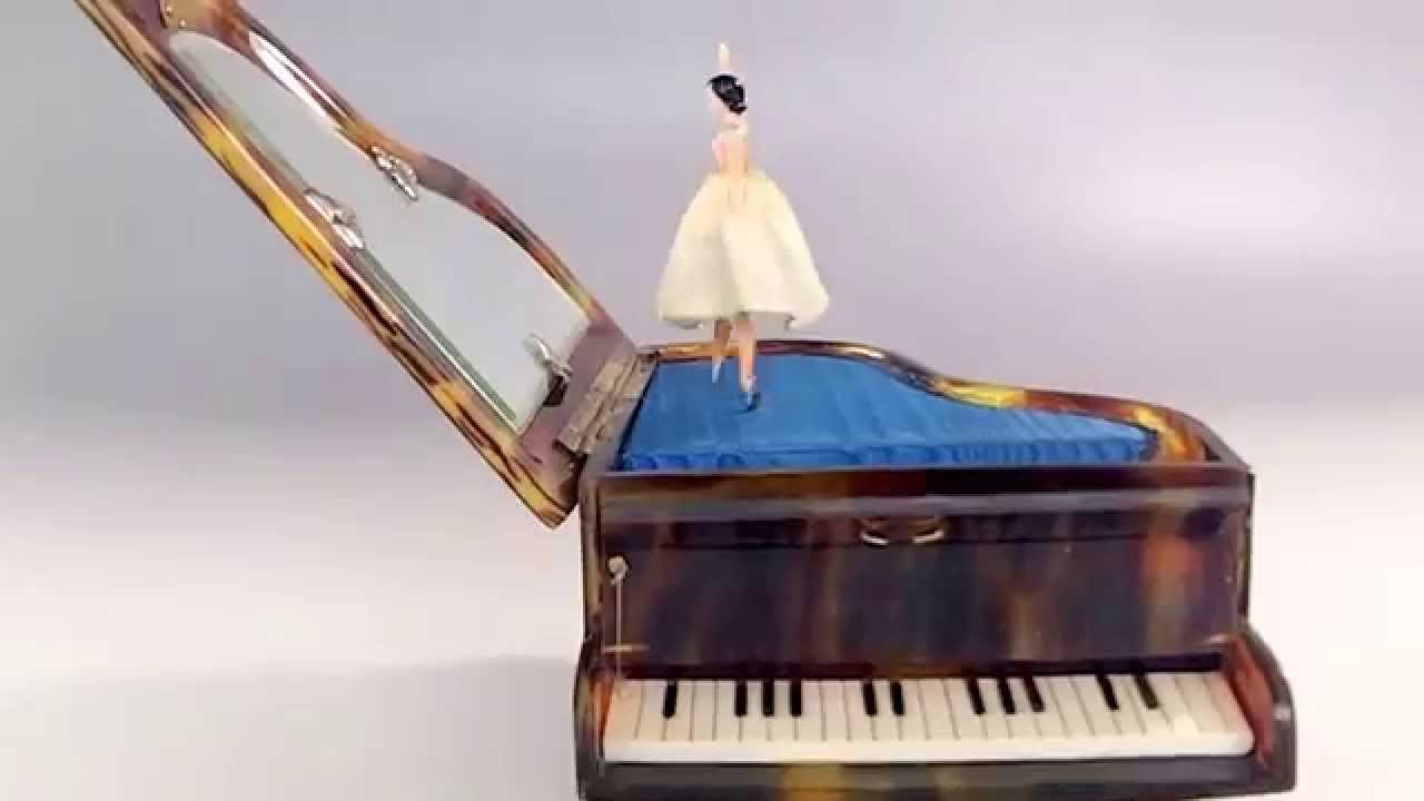VINTAGE REUGE DANCING BALLERINA MUSIC BOX