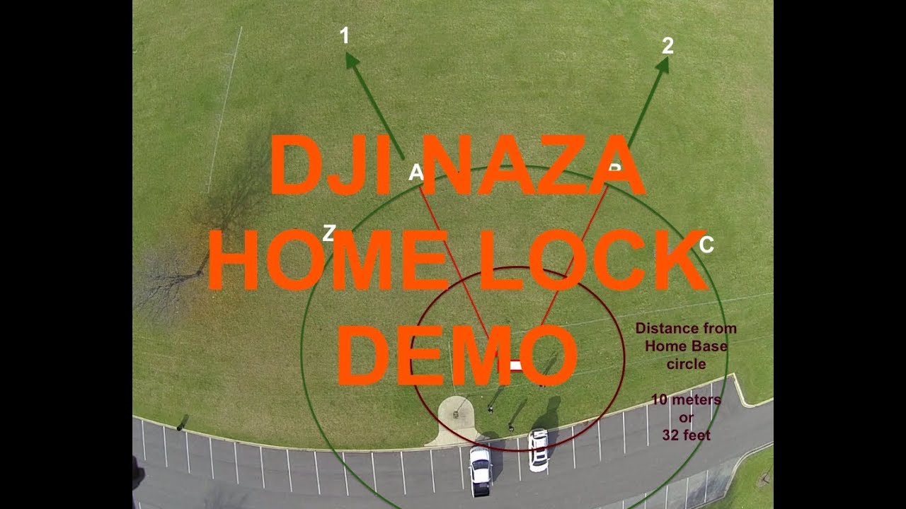 DJI NAZA IOC HL Home Lock Demo 1 - Intelligent Orientation Control Demonstration