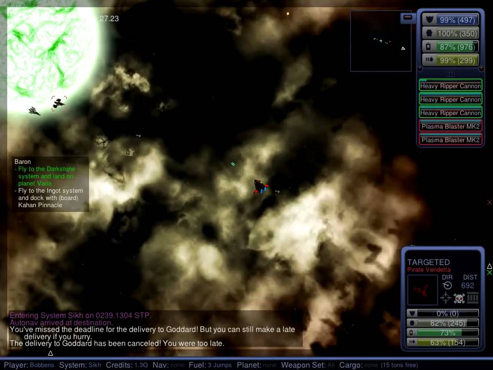 Naev 0.5.0 Alpha Gameplay (Skirmish)