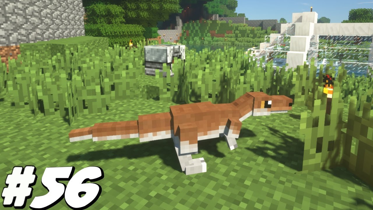 FINDING THE SPINOSAURUS AND A BIG SURPRISE | MINECRAFT DINOSAURS |EP 56