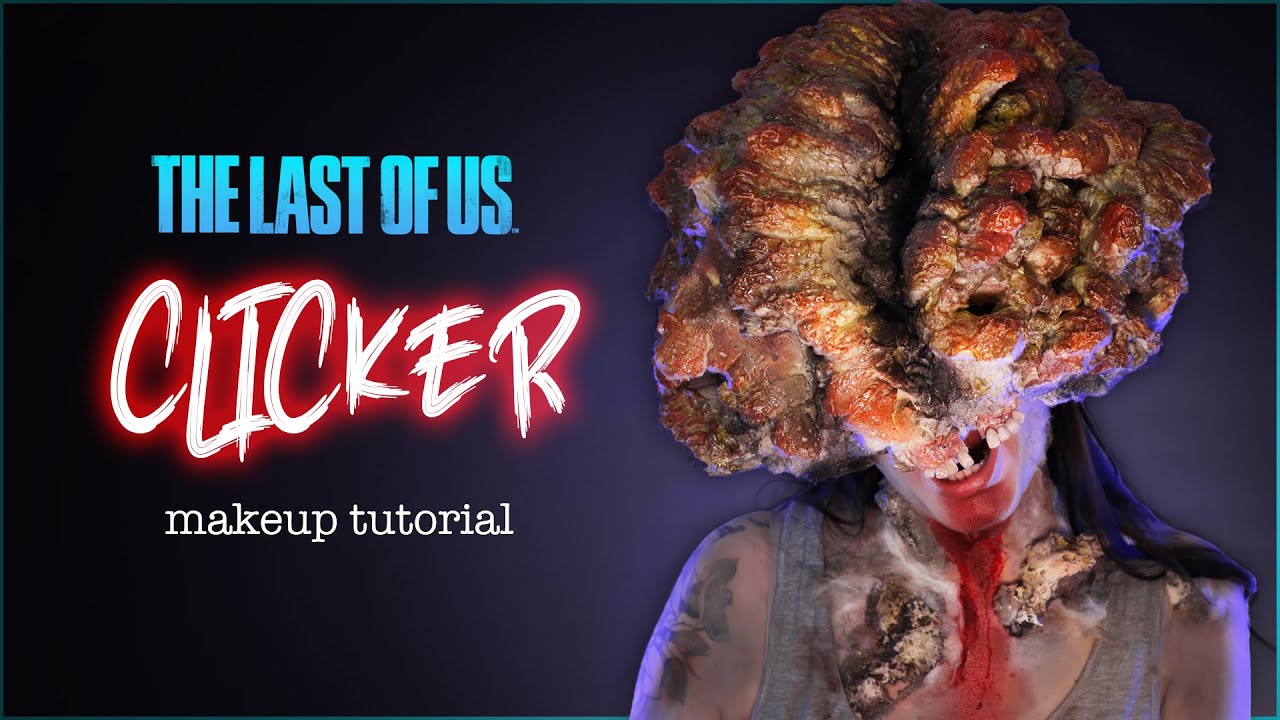 CLICKER - The Last Of Us - SFX Mask & Makeup Tutorial (deutsch) #SPOOKTOBER