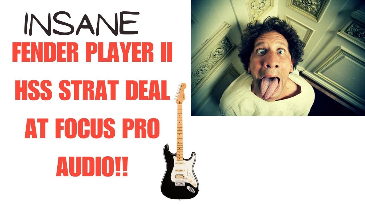 Невероятно выгодное предложение на гитару Fender Player II HSS Strat в Focus Pro Audio!!!!