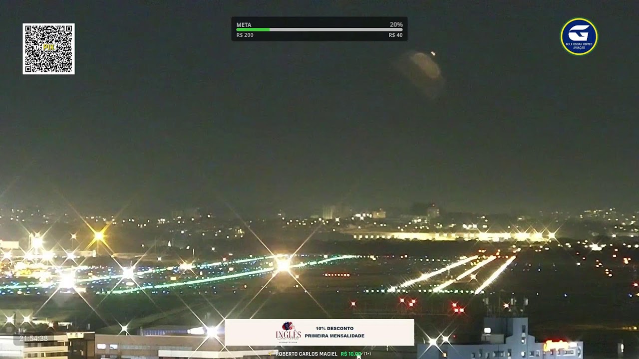 SBGR 10L LIVE - Aeroporto Internacional de São Paulo AO VIVO - GRU Airport - 17/02 Manhã