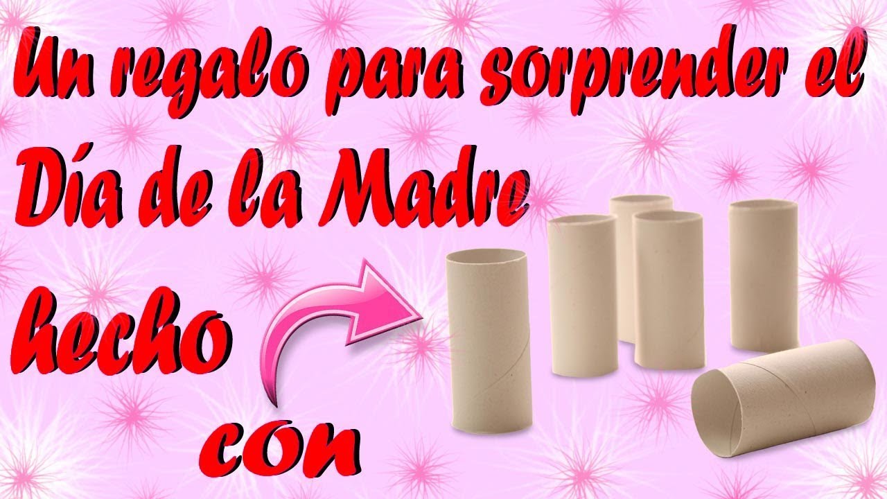 un regalo para sorprender el Día de la madre : hecho con material reciclado. | GABRIELA.MC