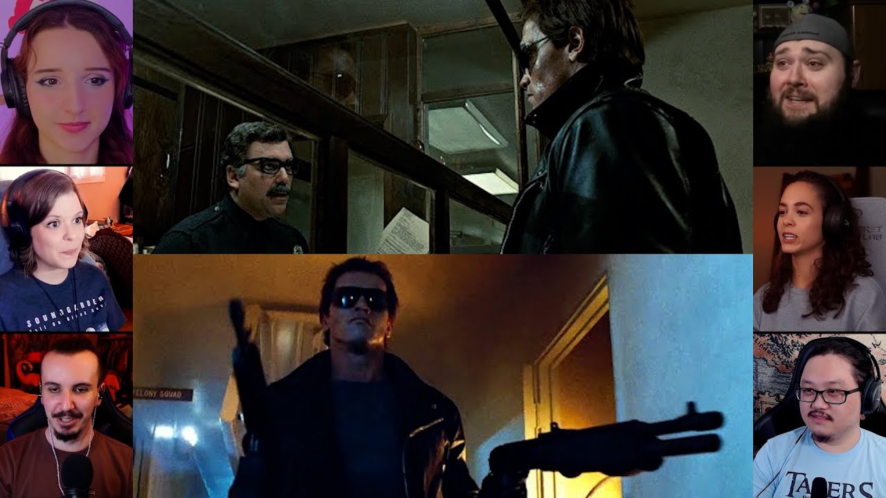 I will Be back : Police Station Assault Scene  | Terminator : 1984 | Reaction Mashup | #terminator