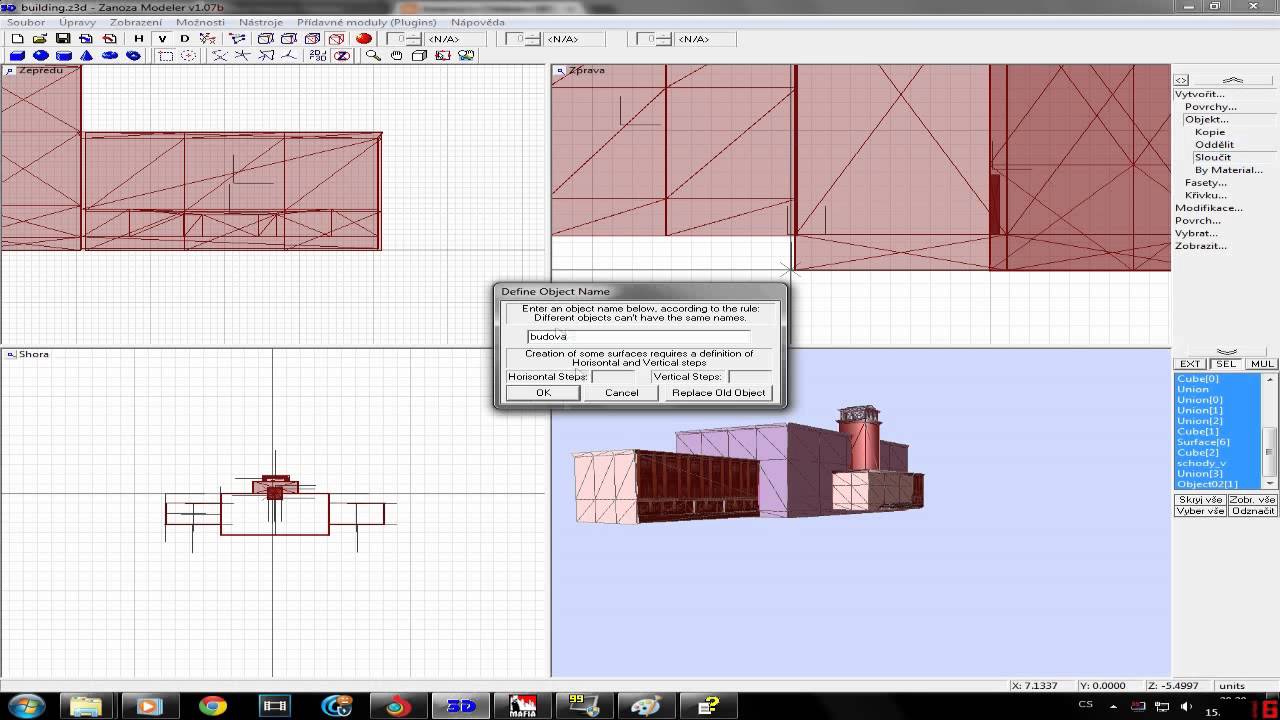 Zmodeler 1.07  - Factory modeling [Timelapse]
