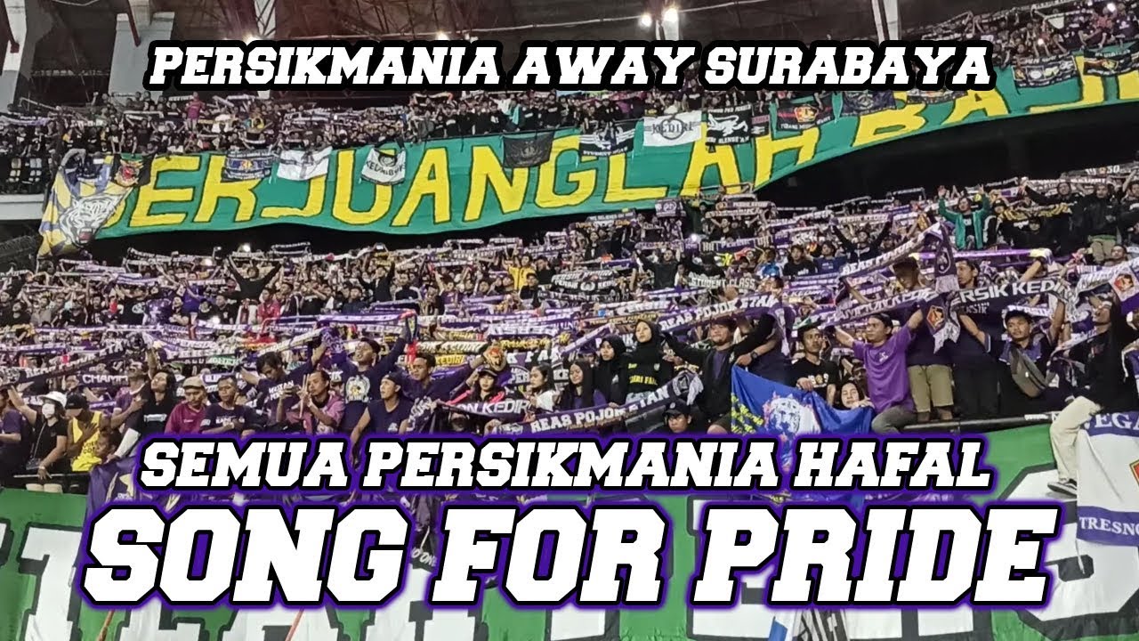 PERSIKMANIA Kompak Nyanyikan Song For Pride bareng Bonek - Persebaya vs Persik