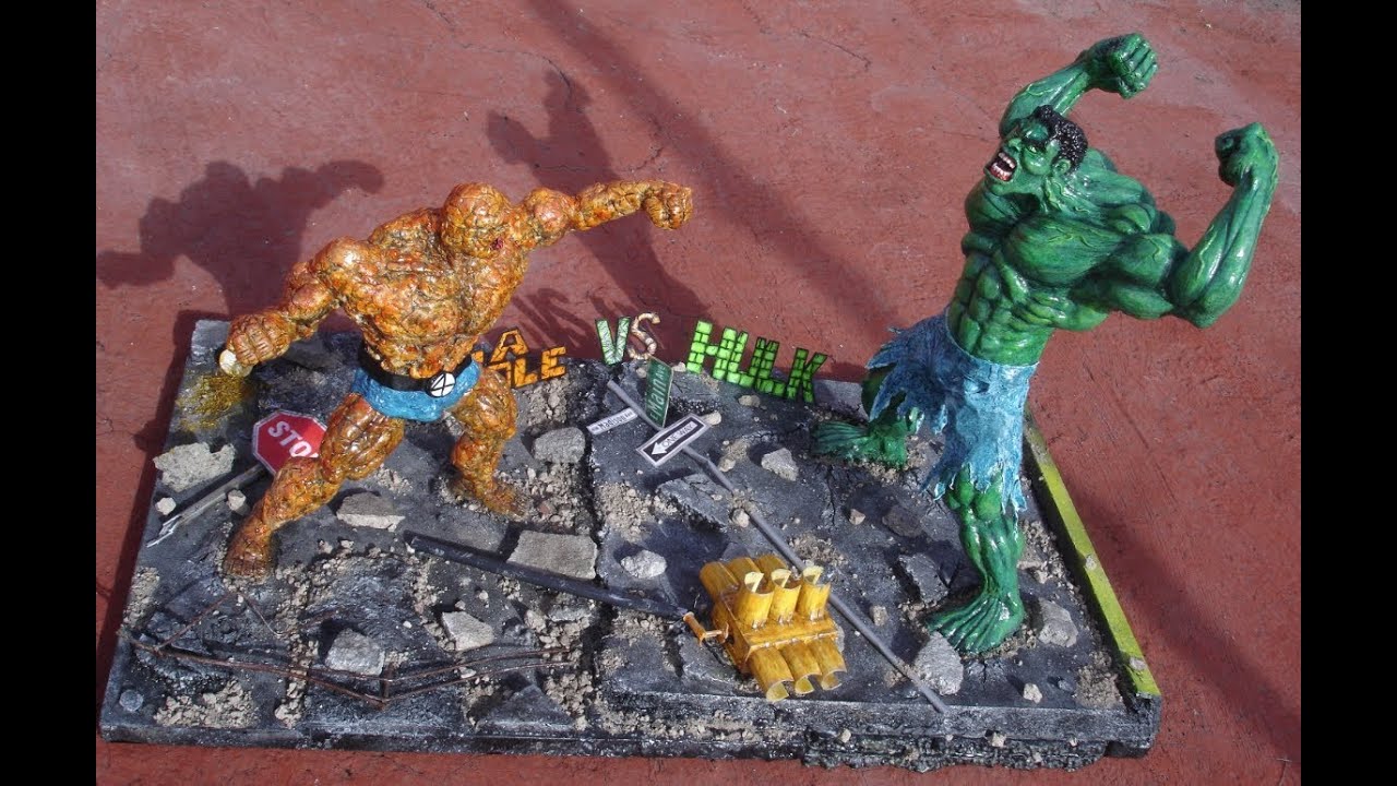 CREANDO FIGURAS HULK VS LA MOLE HD 1080p