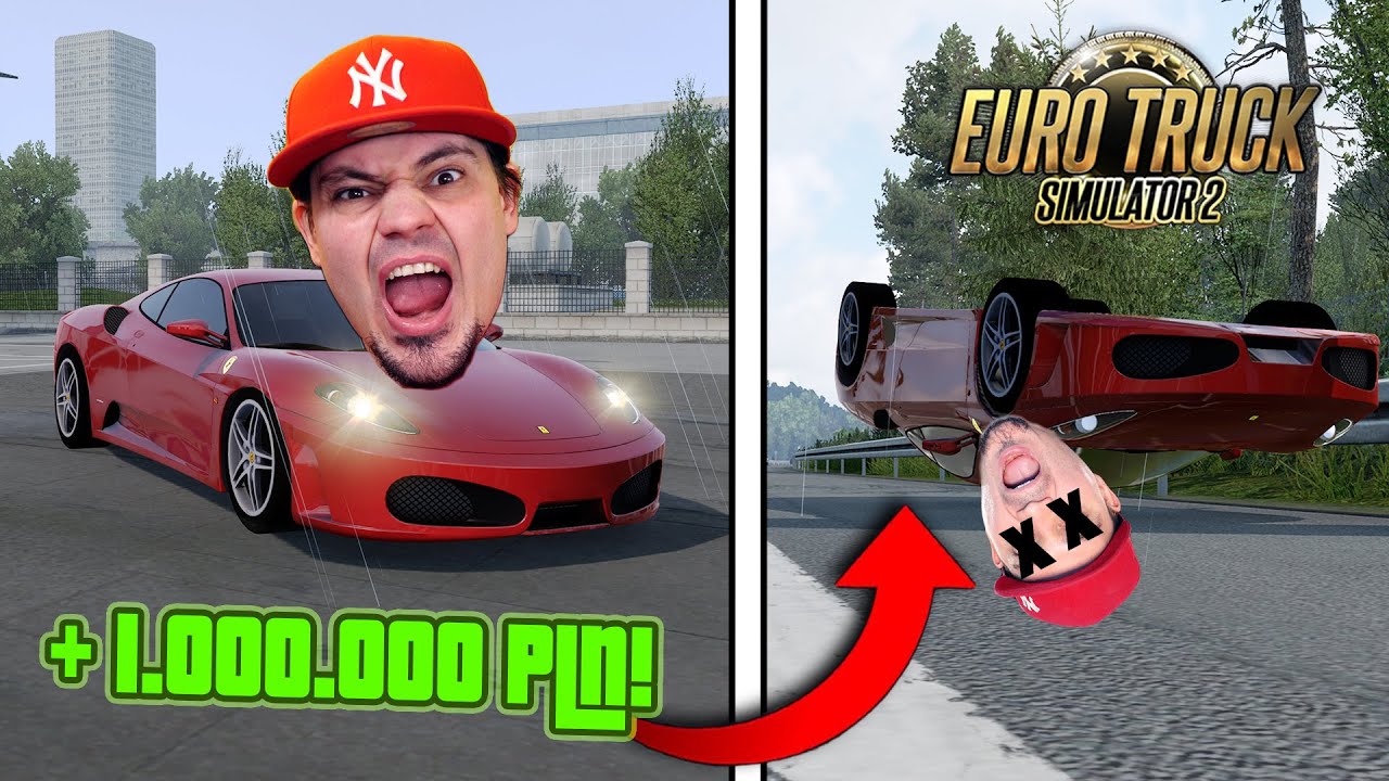 Kupiłem swoje PIERWSZE FERRARI! *jedzie prawie 300 kmh* 🚛 Euro Truck Simulator 2