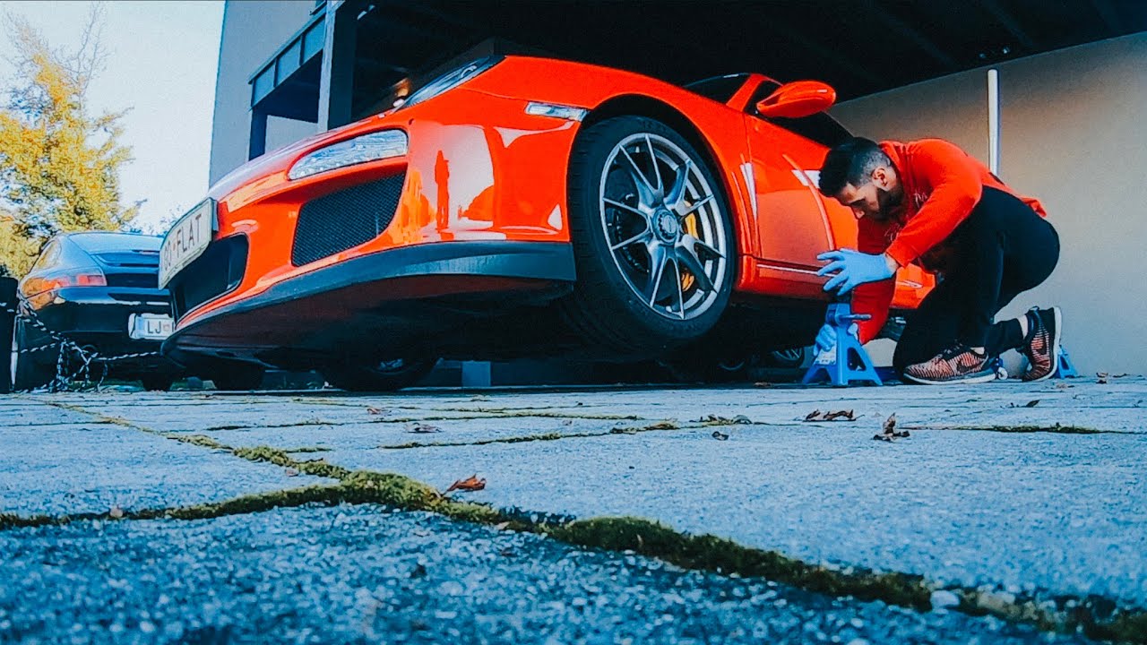 How to safely put a 911 GT3 (993, 996, 997, 991, 992, RS) on jack stands!