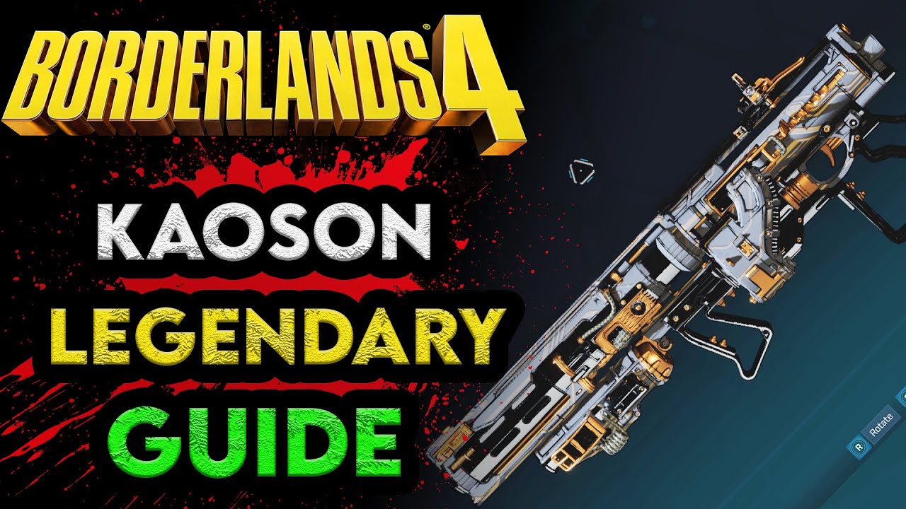 Borderlands 4: невероятно мощный пистолет-пулемёт Kaoson Legendary: руководство по местоположению