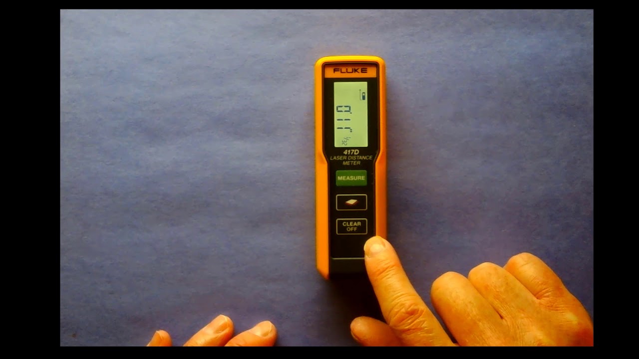 Fluke 417D Laser Distance Meter: Product Demo
