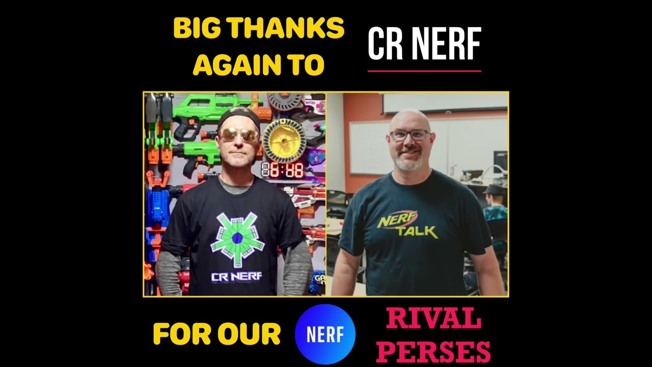 THANKS Again To CR NERF For Our Nerf Rival Perses!  #shorts #nerf #nerfrival #blaster #crnerf