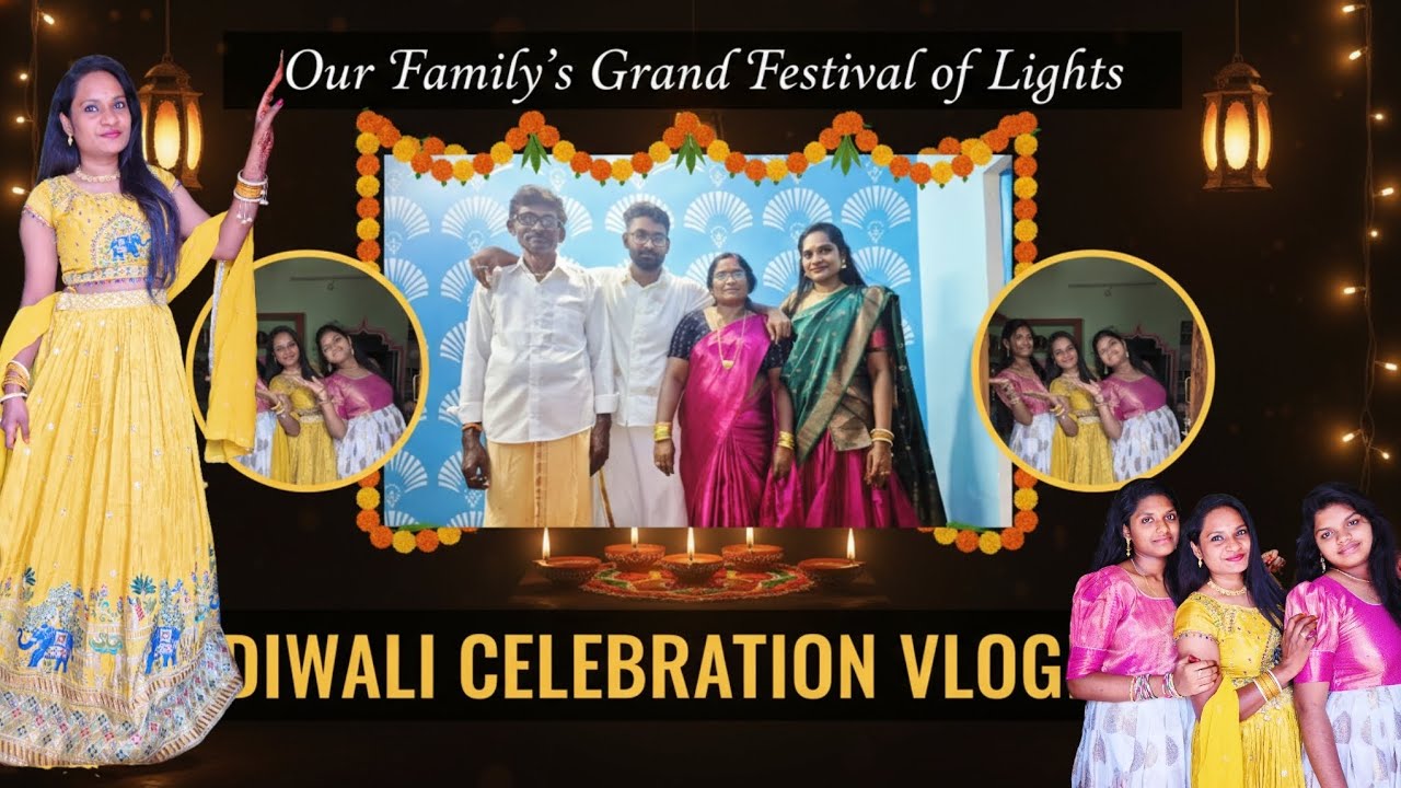 Celebrating Diwali first in my village ✨️ 😊 🪔#Diwali #vlogs #village #family #celebrations 