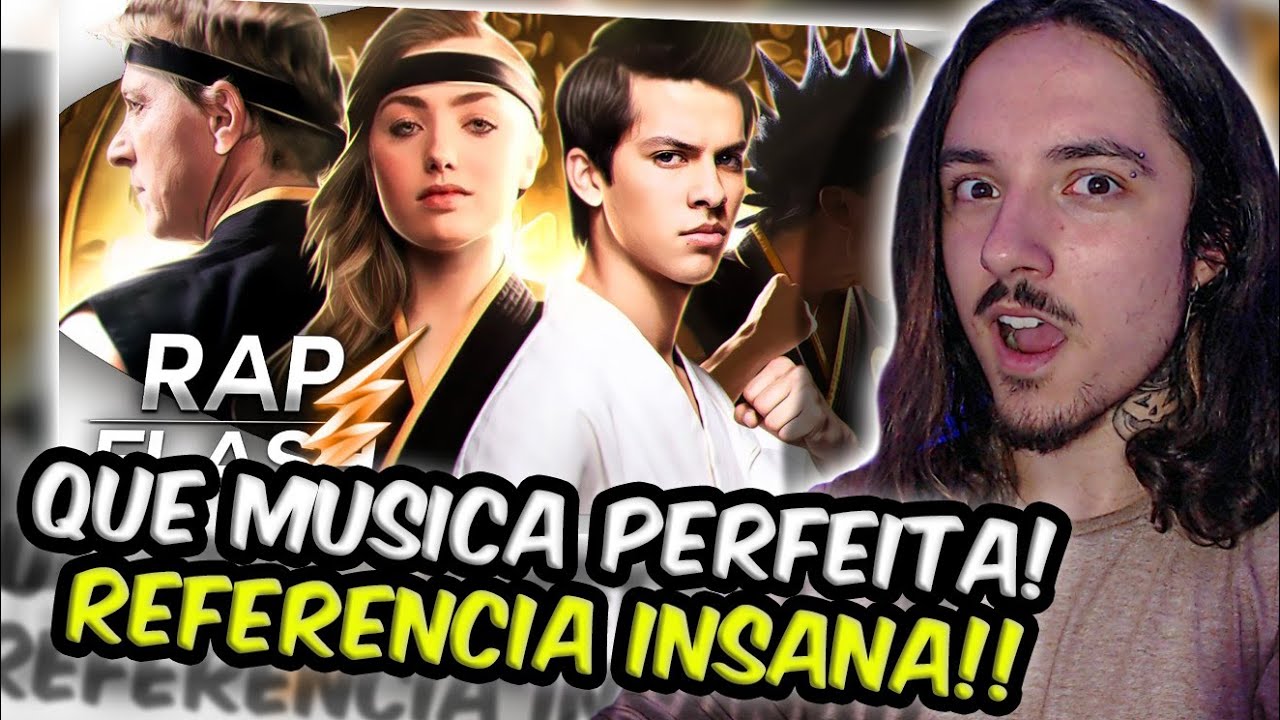 (QUE REFERENCIA!) REAGINDO ao Rap do Cobra Kai - ACERTAR PRIMEIRO | Flash Beats // REACT \\ NaiReact