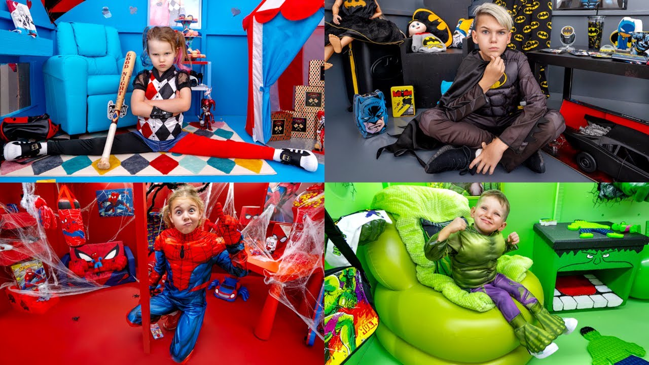 🌈🏠 Superheroes Four Colors Playhouse: A Vibrant Adventure with Vania Mania Kids